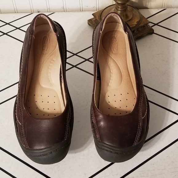 Keen Shoes - Keen brown ballet flats loafers